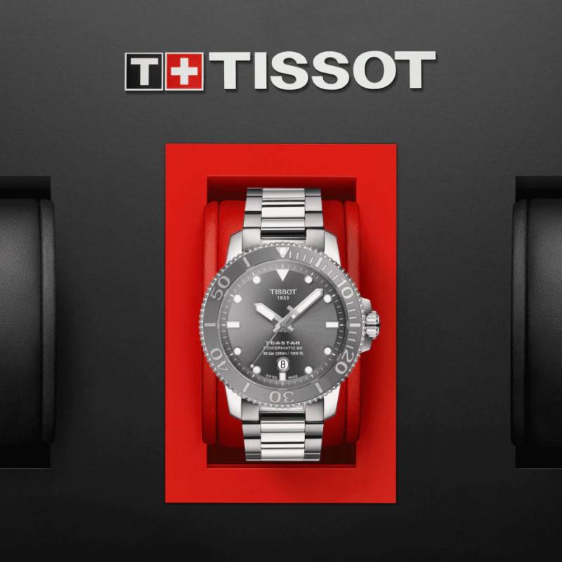 Montre Seastar 1000 Powermatic 80 T1204071108101 Tissot Ocarat