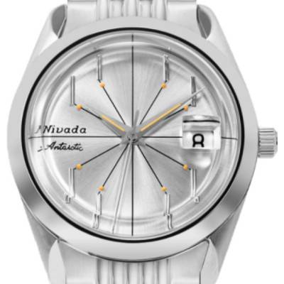 Antarctic Spider Silver Watch 32023A04 - Nivada Grenchen
