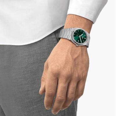 Green PRX Gent Quartz Watch 40mm T1374101109100 - Tissot