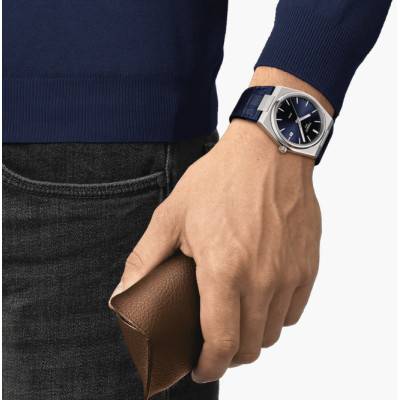 Blue PRX Gent Quartz 40mm Watch T1374101604100 - Tissot