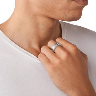 Bague Ring En Acier Inoxydable DX1347040 - taille 63 - Diesel