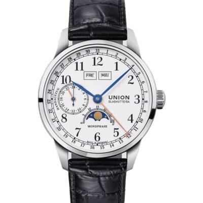 Montre 1893 Johannes Dürrstein Edition Moon Phase D007.458.16.017.00 - Union Glashütte