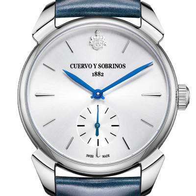 Montre Historiador Asturias Pequeños Segundos 3102.1ASA - Cuervo y Sobrinos
