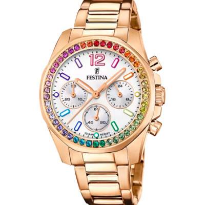 Montre Boyfriend Rainbow Blanc 38mm F20639/2 - Festina