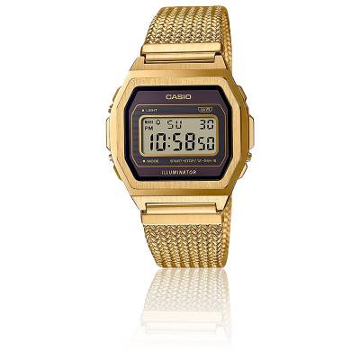 Montre homme digitale casio silicone bleu - digitales - edora