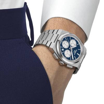 Montre PRX Chronograph Blue 42mm T1374271104100 - Tissot