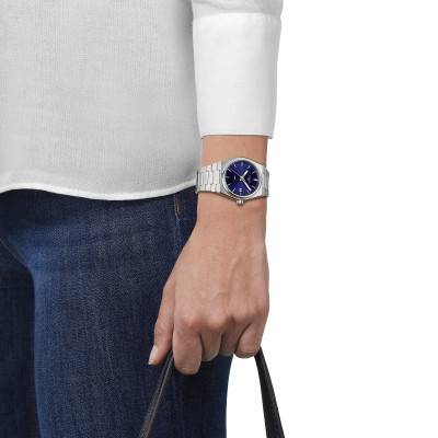 Blue PRX Quartz 35mm Watch T1372101104100 - Tissot