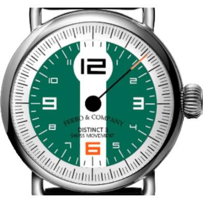 Montre Distinct 3 British Racing Vert Quartz - Ferro & Company