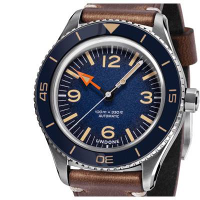 Montre Basecamp Classic Blue Auto Homme - Undone