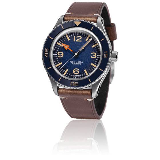 Montre Basecamp Classic Blue Auto Homme Undone Ocarat