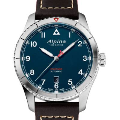 Montre Startimer Pilot Bleue AL-525NW4S26 - Alpina