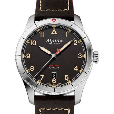 Montre Startimer Pilot Noire AL-525BBG4S26 - Alpina
