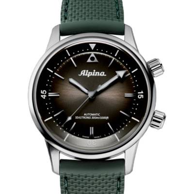 Montre Seastrong Diver Heritage Green AL-520GR4H6 - Alpina