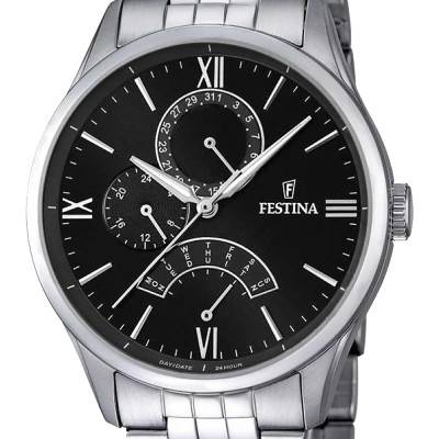 Men's Black Retro Watch F16822/4 - Festina