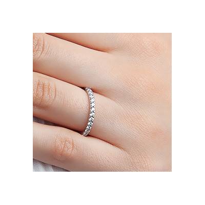 Alliance Tour Complet en Or Blanc 750 & Diamants - Alliantine