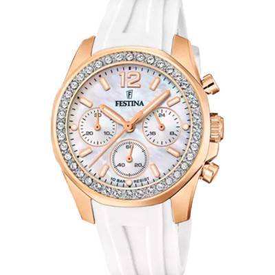 White Boyfriend Rainbow F20611/1 Watch - Festina