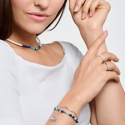 Bague pierres bleues - TR2396-699-32 - Thomas Sabo