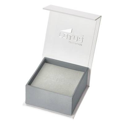 Silver Lotus Soirée Ear Climber Earrings - LP3389-4/1 - Lotus
