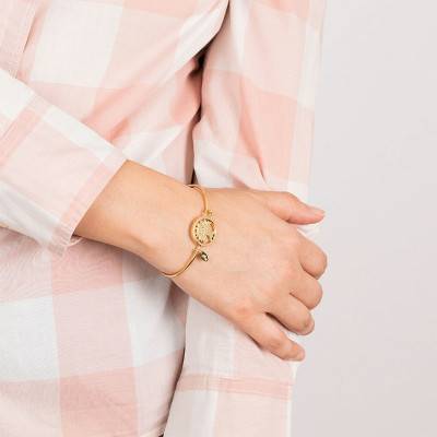 Bracelet Arbre De Vie Lotus Style Millennial Acier, Diamètre 7,5 cm - LS2119-2/3 - Lotus