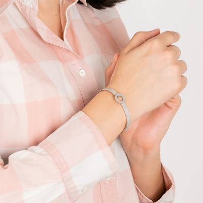 Lotus Style Millennial Bracelet, Length 17 cm, Diameter 6 cm, Width 1.20 mm - LS2080-2/1 - Lotus