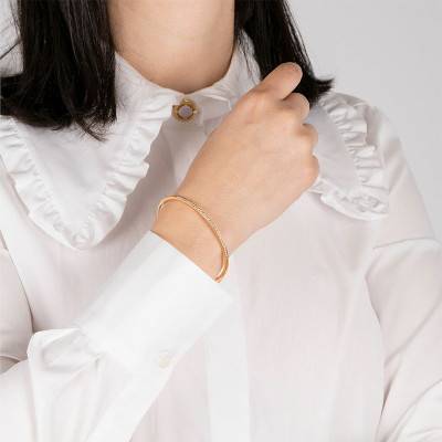 Rose Steel Bracelet, Length 19 cm, Diameter 6 cm - LS2111-2/3 - Lotus