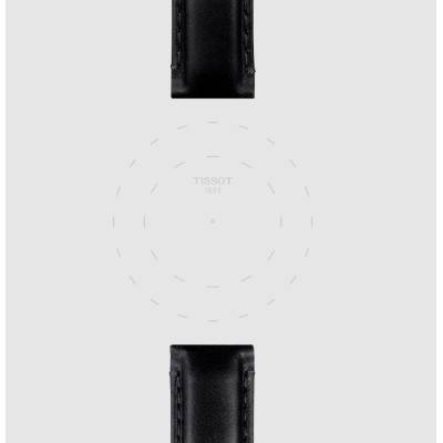 Tissot Official Black Leather Watch Strap 20 mm T852046834 - Tissot