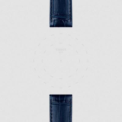 Bracelet de montre Officiel Tissot Cuir Bleu 20 mm T852041534 - Tissot