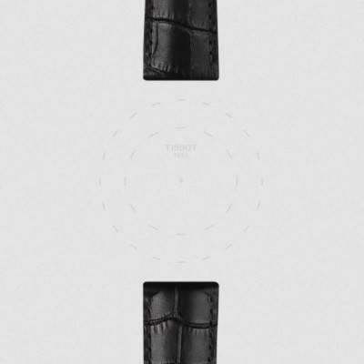 Tissot Official Black Leather Watch Strap 22 mm T852041653 - Tissot
