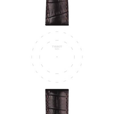 Tissot Official Brown Leather Watch Strap 22 mm T852041655 - Tissot