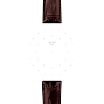 Bracelet de montre Officiel Tissot Cuir Brun 20 mm T852043013 - Tissot