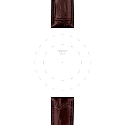 Bracelet de montre Officiel Tissot Cuir Brun 20 mm T852043014 - Tissot