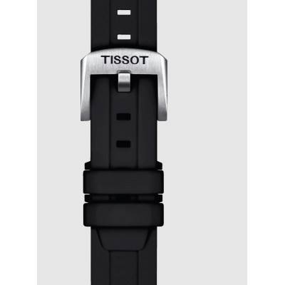 Bracelet de montre Officiel Tissot Silicone Noir 18 mm T852047455 - Tissot