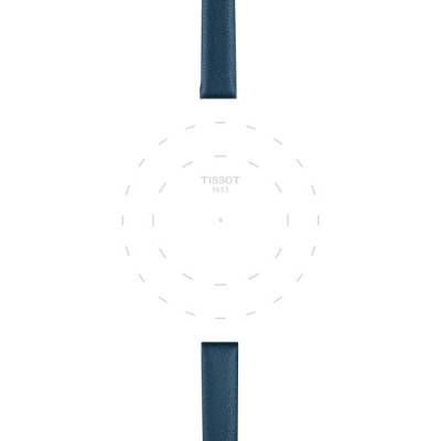 Official Tissot Blue Leather Watch Strap 09 mm T852043163 - Tissot