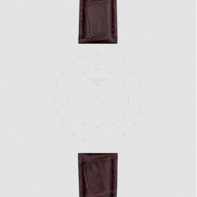 Tissot Official Brown Leather Watch Strap 21 mm T852045399 - Tissot