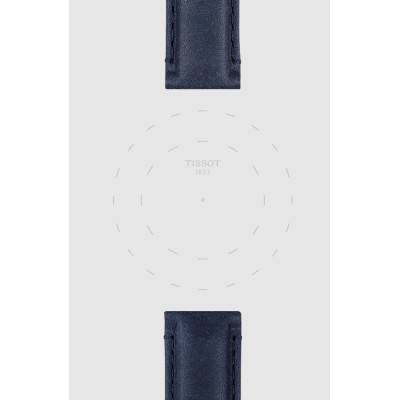 Tissot Official Blue Leather Watch Strap 20mm T852046831 - Tissot
