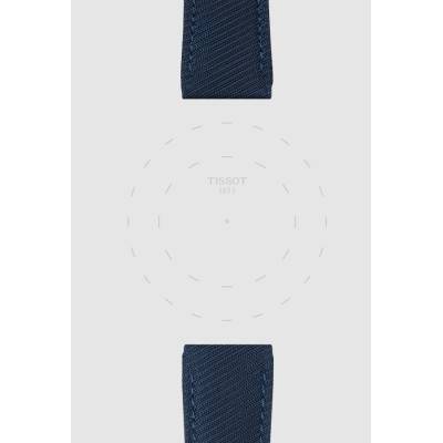 Official Tissot Blue Fabric Watch Strap 22 mm T852046783 - Tissot