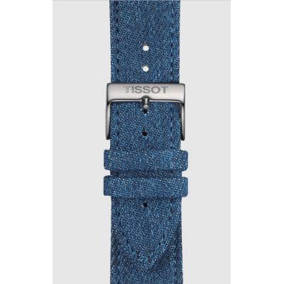 Bracelet de montre Officiel Tissot Tissu Bleu 22 mm T852046781 - Tissot