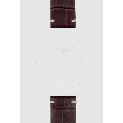 Tissot Official Brown Leather 22 mm Watch Strap T852046773 - Tissot