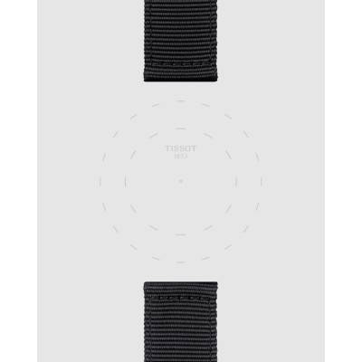 Official Tissot Black Fabric Watch Strap 22 mm T852046769 - Tissot