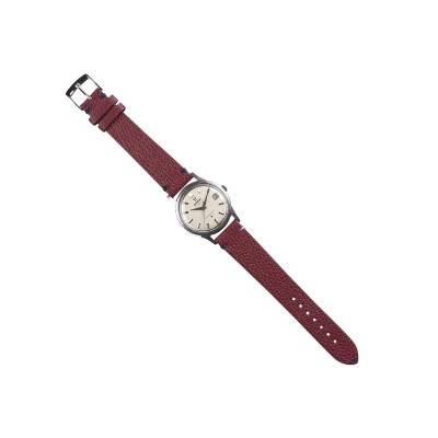 Bracelet de montre Douarnenez Cuir Bordeaux - Avel & Men