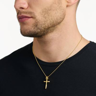 Gold-Plated Cross Pendant - PE503-413-39 - Thomas Sabo
