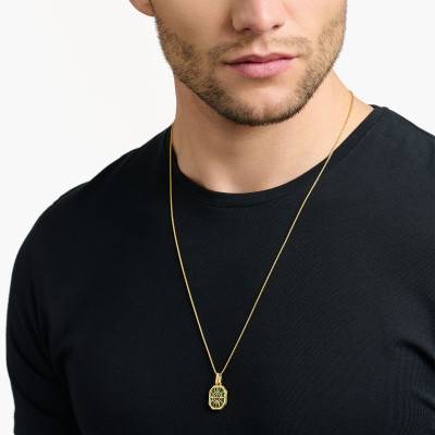 Pendentif Boussole Etoile Plaqué Or - PE911-140-6 - Thomas Sabo