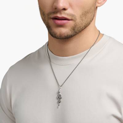Pendentif Noirci Serpent Argent 925 - PE945-643-11 - Thomas Sabo