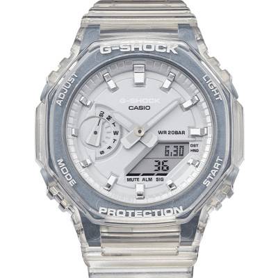 White Skeleton S-Series Watch GMA-S2100SK-7AER - Casio G-Shock