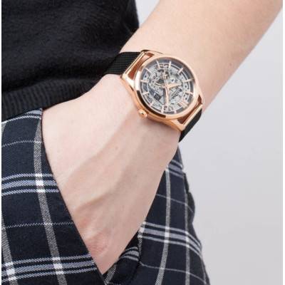 Montre Femme Automatique Squelette Noir F20628/3 - Festina