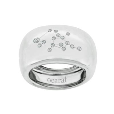 925 Silver & Diamond Sagittarius Constellation Ring - Ocarat