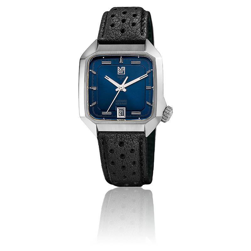 Montre AM2 Slim Auto 36mm Navy noir March Lab Ocarat