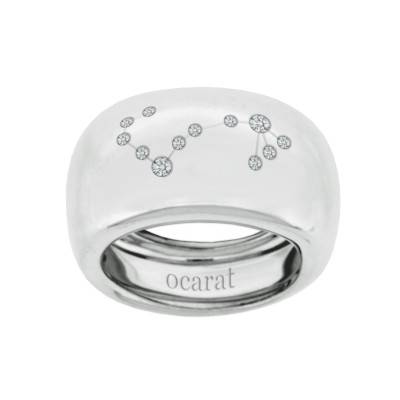 Bague Constellation du Scorpion en Argent 925 & Diamants - Ocarat