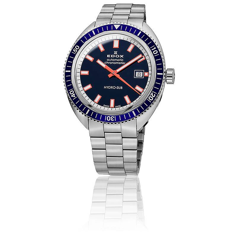 Hydrosub Automatic Watch 80128 3BUM BUIO - Edox