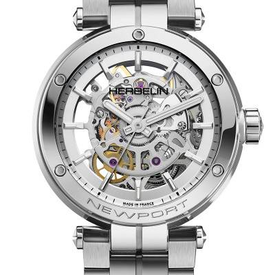 Montre Newport squelette 1658BSQ12 - Herbelin